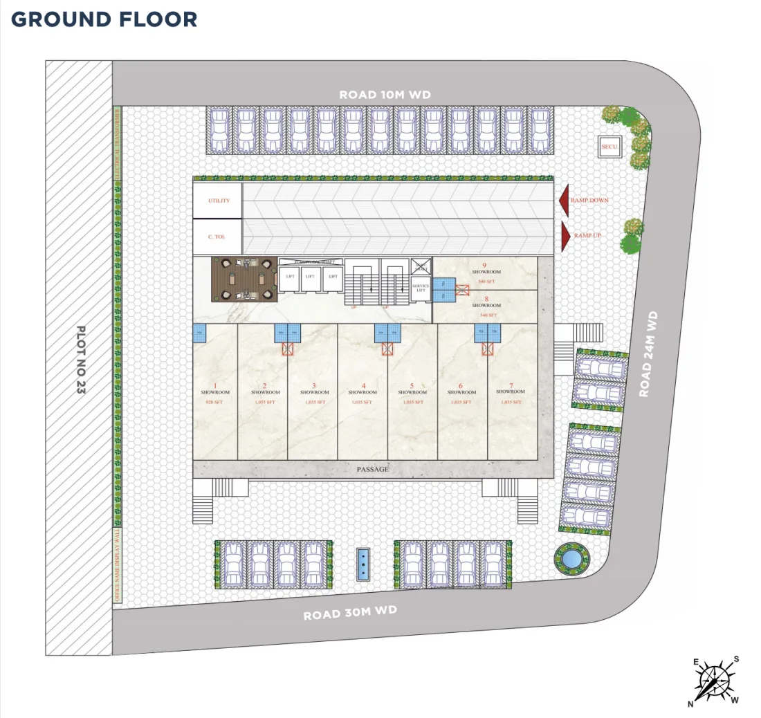 Ground floor plan, Dream KKH Corporate